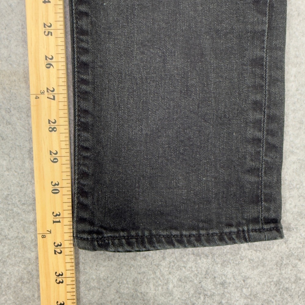 Levis 511 Slim Fit Jeans Mens 31x32 Faded Black Denim Pants 04511-2373 - Picture 9 of 10